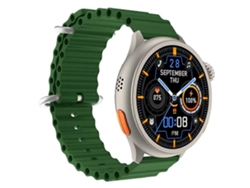 Reloj deportivo Hw3ultra Max con pantalla redonda de 1,52 pulgadas y monitor de frecuencia cardíaca, NFC. Ly Ebike