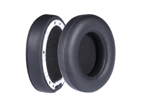 Almofadas auriculares de pele de carneiro Beats Studio 2.0/Studio 3.0 Negro INF