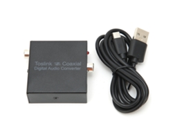 Adaptador Convertidor De Audio Bidireccional Spdif Digital Óptico A Coaxial