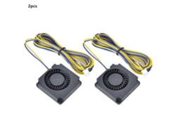 2 Piezas Ventilador De Refrigeración De Metal Para Impresora 3d Ender3/ender3 Pro Accesorios 40mm