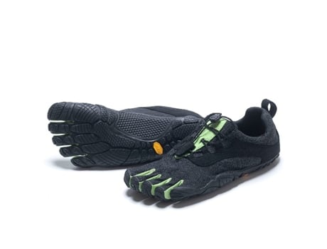 Zapatillas Con Dedos VIBRAM Fivefingers V Run Retro Hombre (Nylon - Negro - 47)