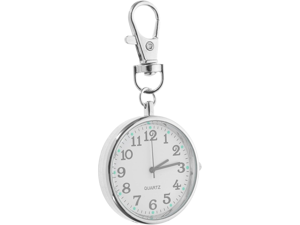 Reloj Bolsillo Enfermera Acero Inoxidable Cristal Ligero Diseño Creativo Colgar Trabajo Ropa
