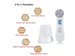Máquina De Endurecimento Da Pele Por Radiofrequência 5 Em 1 Massageador De Beleza Facial De Mesoterapia De Íons De Rf Branco Yizhood