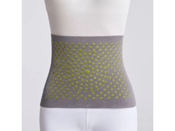 Cinturón de soporte abdominal deshumidificador con artemisa, altamente elástico y ajustable. (Gris 2XL)