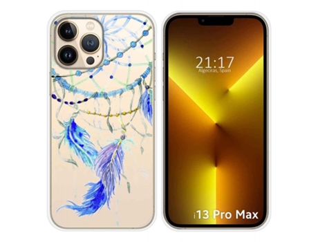 Carcasa iPhone 13 Pro Max (6.7) TUMUNDOSMARTPHONE Dibujos Transparente Multicolor