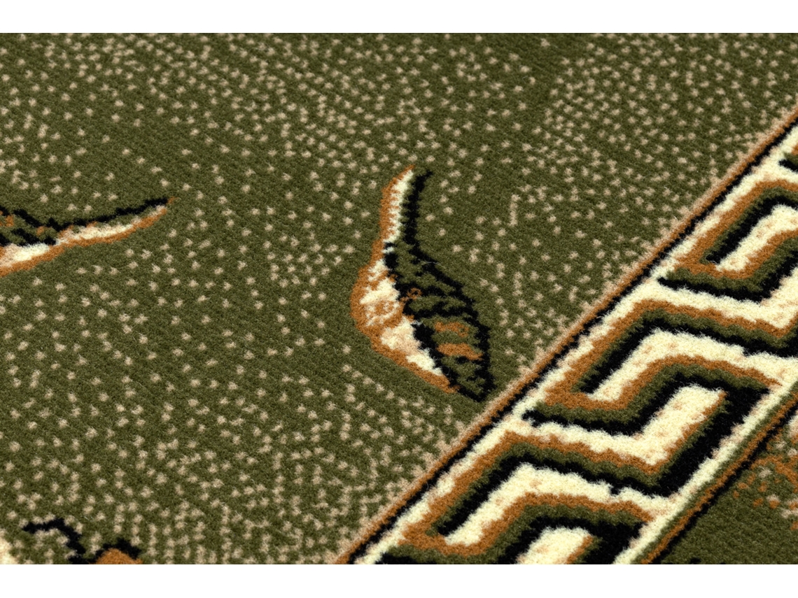Alfombra de Pasillo Bcf Trio Verde 120 cm