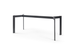 Marco de mesa Verg DIY 120x70x72 cm Acero negro [EN.CASA]