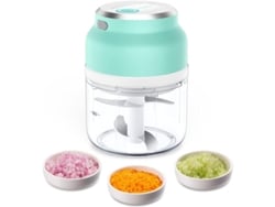 Picadora eléctrica mini Rebe, picadora de ajo portátil de 230 ml con carga USB, procesador de alimentos pequeño