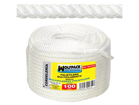 Cuerda Polipropileno Multifilamento (Rollo 100 m.) 12 mm WOLFPACK
