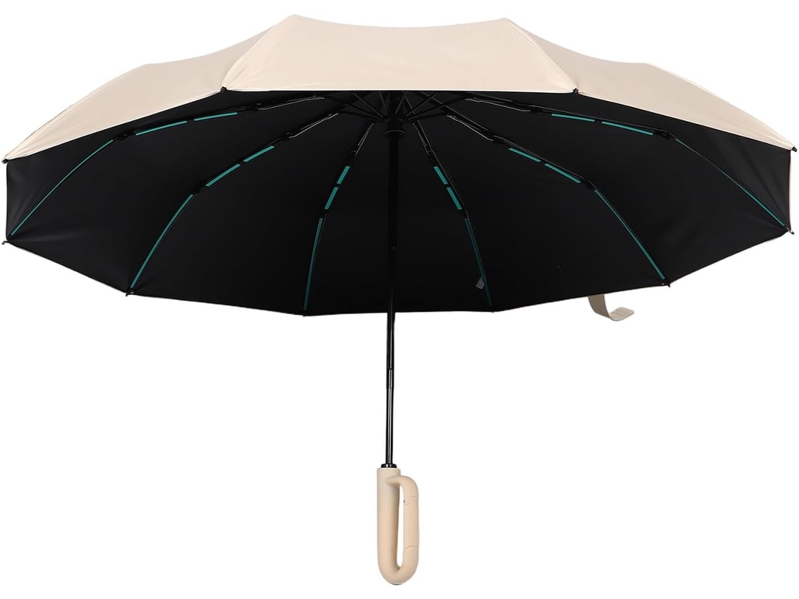 Paraguas De Viaje Plegable Automático , Resistente Al Viento, Reforzado, Protección Solar Y Contra La Lluvia.