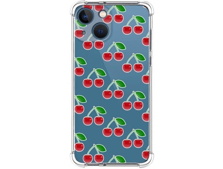 Carcasa iPhone 13 Mini (5.4) TUMUNDOSMARTPHONE Cerezas Dibujos Multicolor