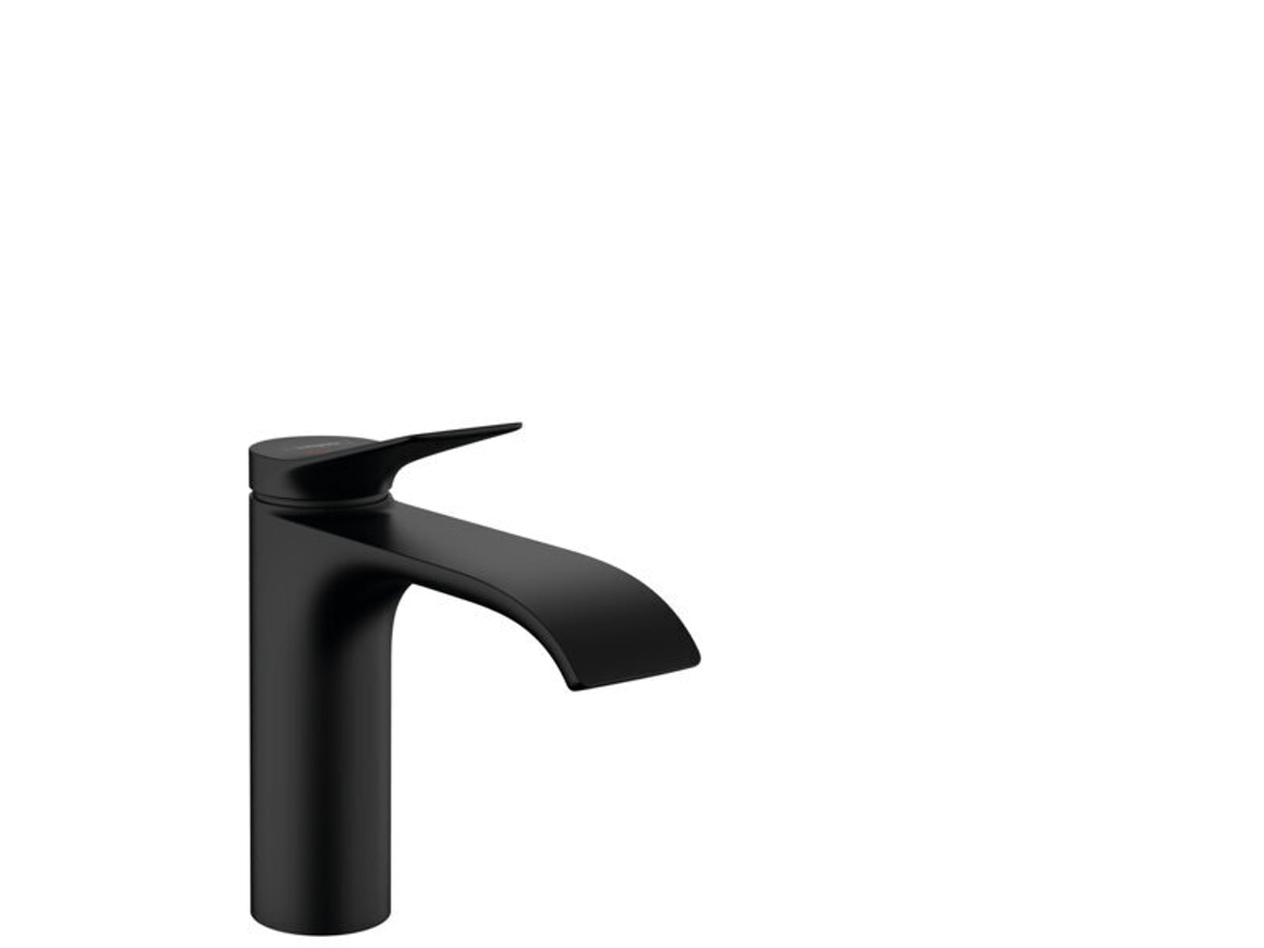 HANSGROHE Vivenis Mezclador monomando de lavabo 110, proyección 146mm, CoolStart, 75024, Color: Negro Mate