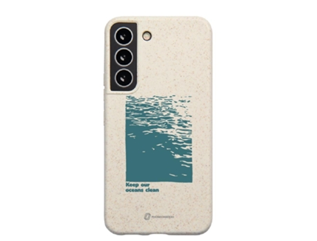 Funda Móvil Oficial Compostable Base para Samsung Galaxy S22 PHONECASES3D Blanco
