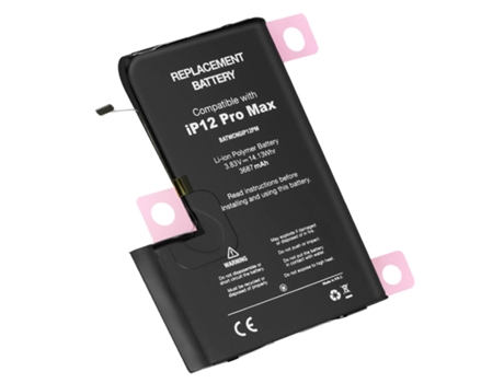 Batería iPhone 12 Pro Max 100% Compatible Capacidad 3687mAh A2466 WAVE CONCEPT