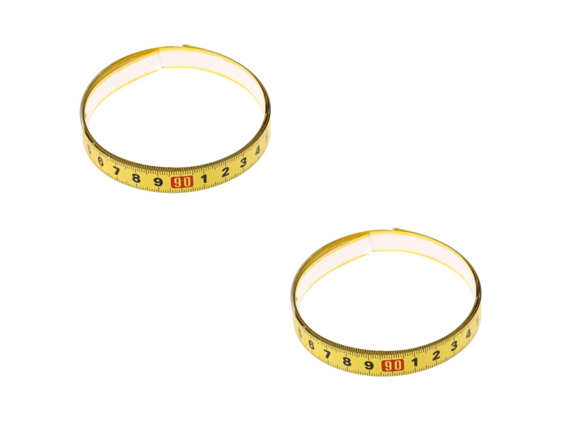 Regla Autoadhesiva De 2 Piezas Para Mediciones Precisas, De Metal Flexible.