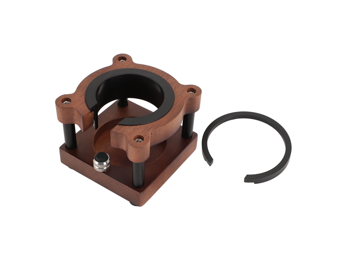 Soporte Universal Para Portafiltros De Café Con Diseño De Oso De Madera, A Prueba De Derrames, Para Filtros De Café De 51 Mm, 53 Mm Y 58 Mm.