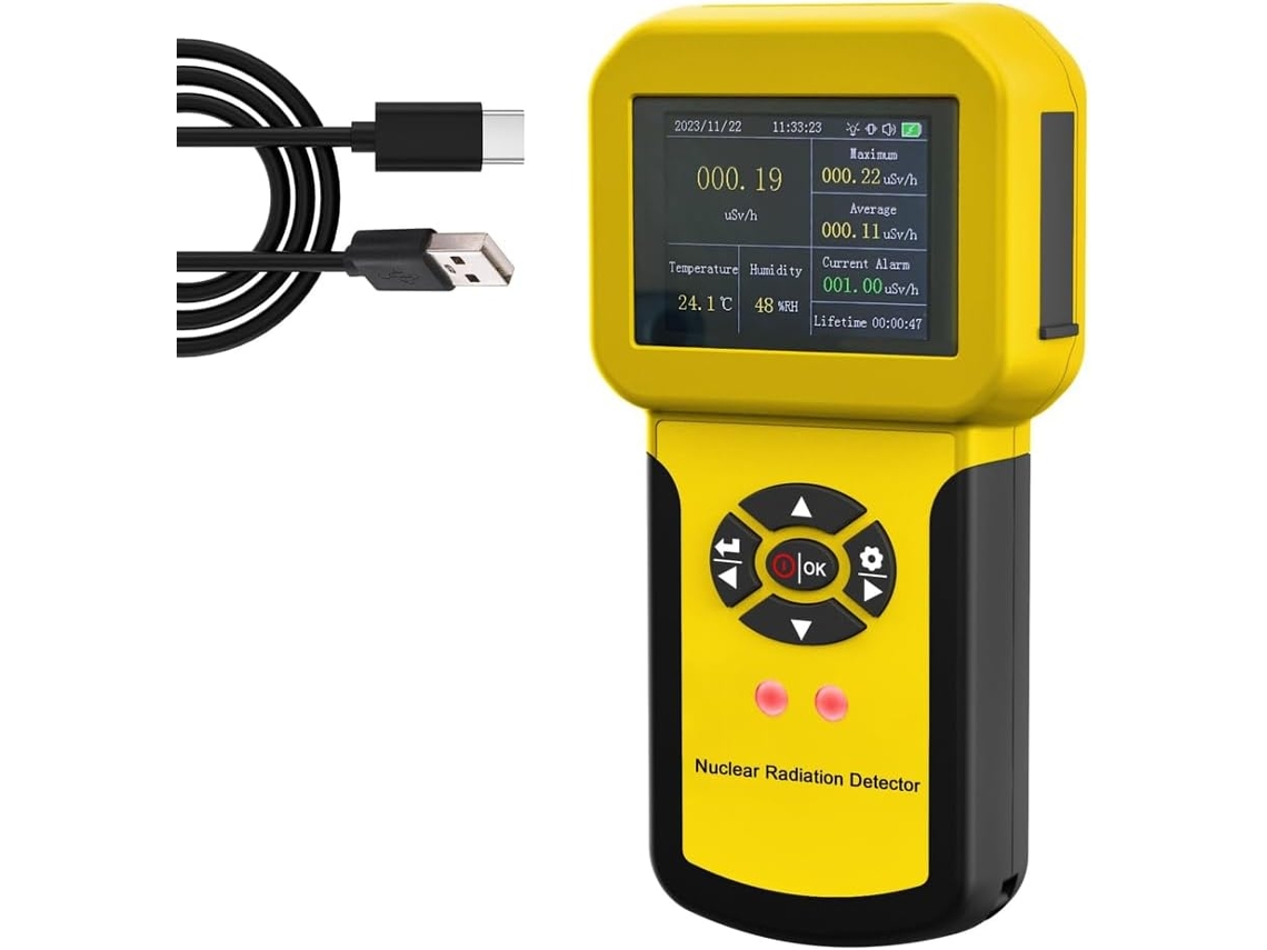 Detector De Radiación Nuclear Profesional, Contador Geiger, Conjunto De Alarma De Rayos Gamma Byx 886a