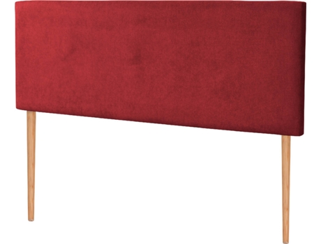 Cabecero DHOME Tapizado (Rojo - Tela - 150 x 5 x 105 cm)