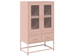 Maison Exclusive - Aparador De Acero Rosa 68x39x111,5 Cm