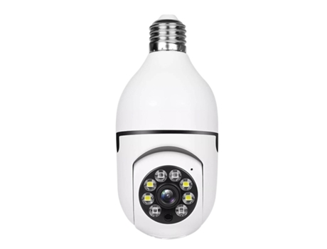 Cámara con Bombilla 2.4Ghz Wifi 1080P E27 - 360 grados