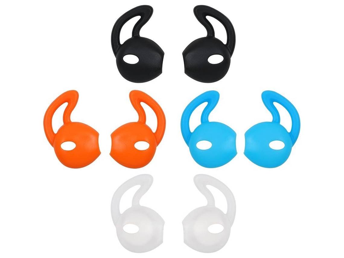 Almohadillas Para Auriculares, 4 Pares De Repuesto Para Iphone 7 Se 6s 6s Plus 5s (negro/blanco/azul/naranja)