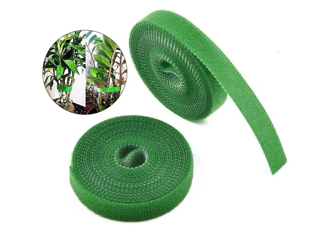 Cinta de nailon para jardín de 10 m, ajustable, para uso en interiores y exteriores. Tommy01