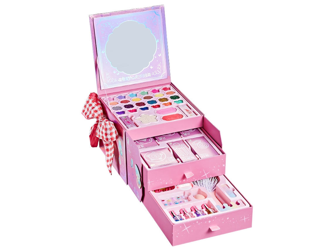 Cosméticos para niños, Juguetes para el hogar, Caja de maquillaje lavable de princesa, Juguetes cosméticos
