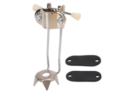 Punta De Hielo Para Bastón De Trekking Con 5 Garras, Acero Inoxidable, Antideslizante, Para Senderismo Y Pesca En Hielo.