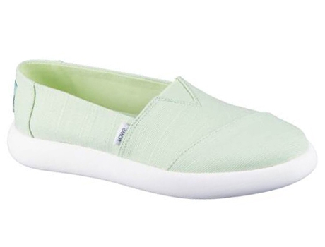 Zapatillas Deportivas TOMS Alpargata (Verde Claro - Material Sintético- 42)