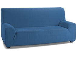 Funda de Sofá TODOPARAMICASA Emilia Azul Azafata (3 Plazas - 220 cm)