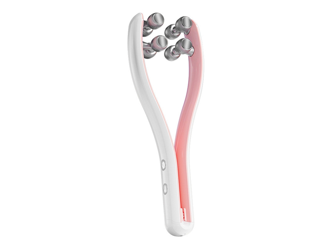 El Rodillo De Masaje De Doble Cara Se Puede Utilizar Para Moldear Piernas Y Brazos, Eliminar La Papada Y Reafirmar La Piel Del Rostro.