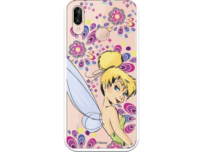 Carcasa Huawei P20 Lite DISNEY Campanilla Flores Multicolor