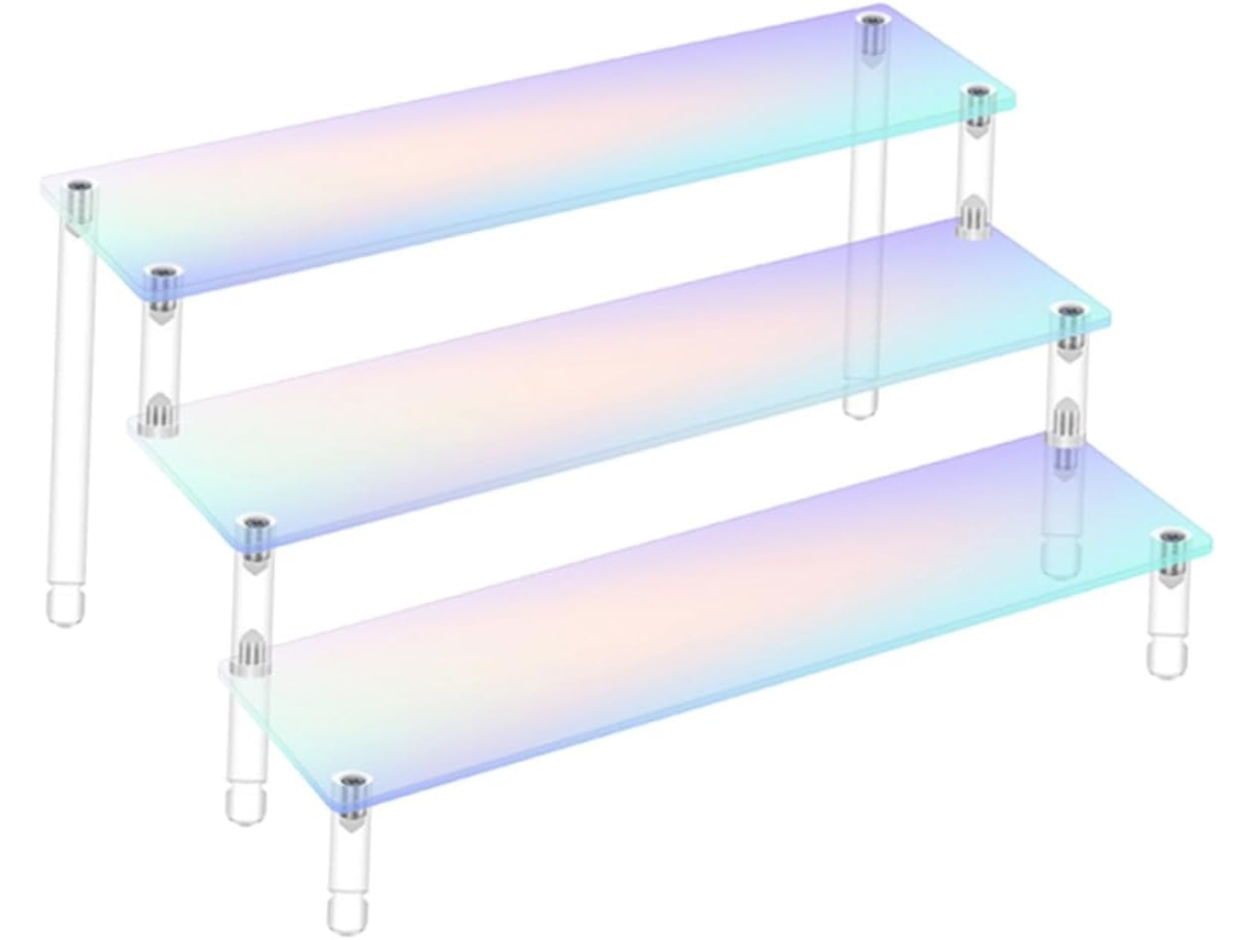 Elegante vitrina de acrílico para maquetas, objetos de colección y juguetes.