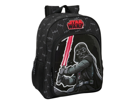 Mochila Escolar STAR WARS The fighter (Negro - Poliéster 300D)