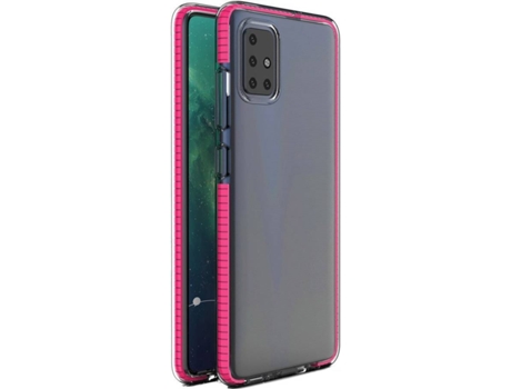 Carcasa Xiaomi Redmi Note 9 LMOBILE Spring Transparente - Rosa
