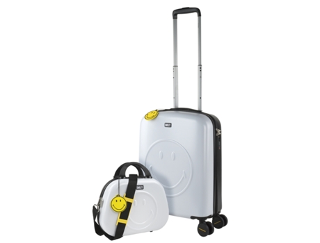 Juego De Maletas Pc SMILEY ORIGINALS SMILEY ORIGINALS blanco-negro (39X50x20 Cm - 38L)