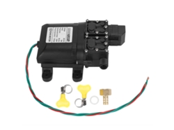 Bomba De Difusión De Alta Presión De 12 V Y 120 W, 8 L/min, Con Conector De Cobre Para Jardinería Y Agricultura.