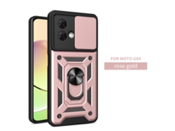 Capa Magnética Para Celular Para Carrosouro Rosa janela Lisa Para Unhas - Moto G85 5g (internacional)