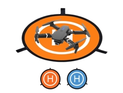 Plataforma De Aterrizaje Universal Plegable De Doble Cara De 55 Cm Para Drones Dji Mini 4 / Mini 3 Pro / Avata / Air 3 / Mavic 3 / Fimi X8 Mini