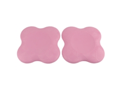 2026-2 Piezas Protector De Rodillas Y Codos Para Yoga Colchoneta Pu Antideslizante Doble Lado Entrenamiento Rosa