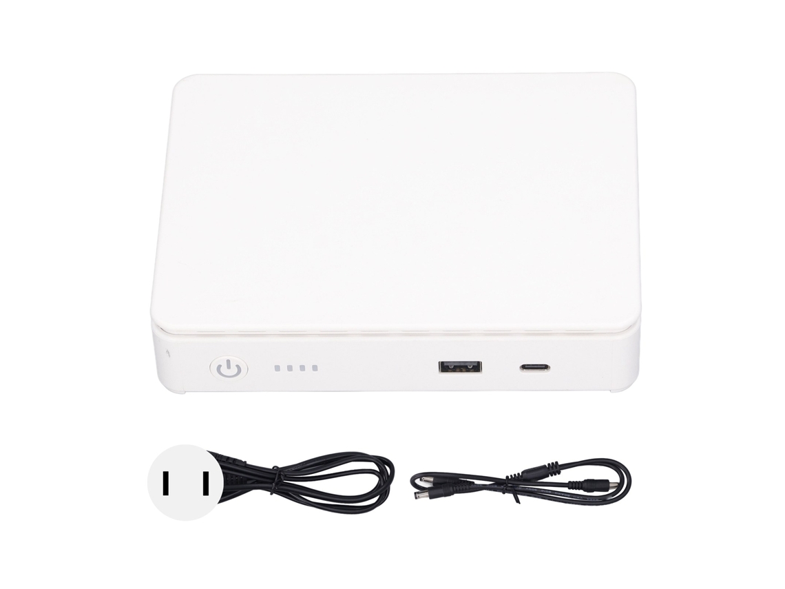 Ups Ininterrumpible 15600mah Batería De Reserva Mini Ups Para Cámara Router Módem 100‑240v Plug Us