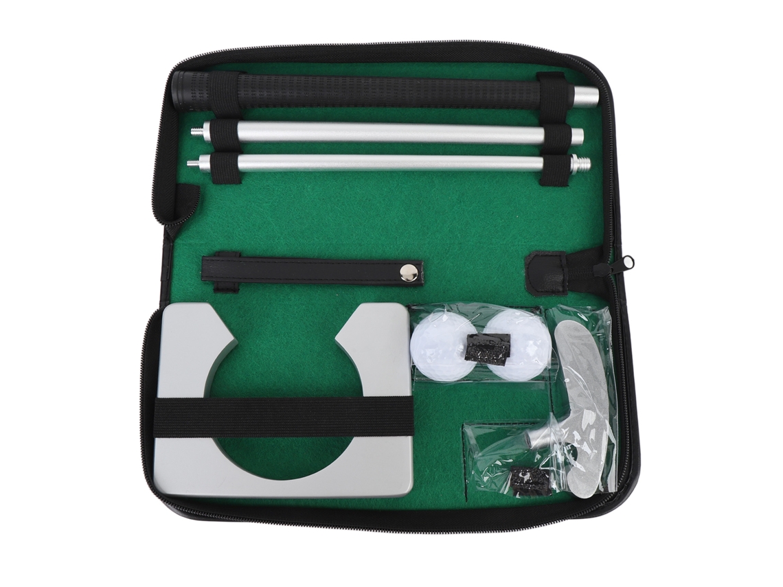 2026-set De Putter Portátil De Aleación De Zinc Y Aluminio Ajustable Para Derechos Con Taza Y Pelotas Para Practicar Putting Interior Exterior