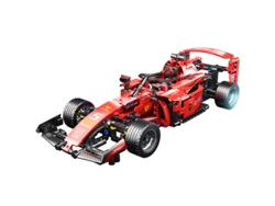 Coche de carreras de Fórmula 1, juguete de construcción MOC (Movies and Creation) con mando a distancia, apto para niños y adultos.