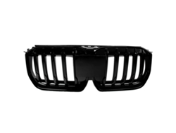 Parrilla delantera, diseño deportivo, compatible con SUV compactos premium U11, negro brillante OEM
