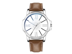 Reloj De Cuarzo Para Hombre Con Correa De Cuero Reloj Casual De Pulsera