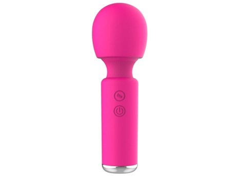 Mini vibrador de masaje de silicona de 10 frecuencias para mujer (rosa roja) YIZHOOD