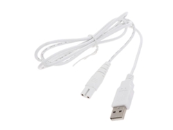 Cable De Carga Usb Para Irrigador Bucal Hf-5, Hf-9 Y Hf-6, Cable De Carga Blanco, Compatible Con Irrigador Bucal.
