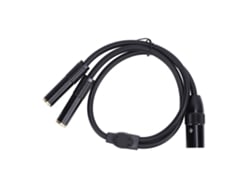 Cable Divisor En Y Xlr Macho A Dos Hembras, Convertidor Estéreo De 6,35 Mm/1/4 De Pulgada, 3 Metros