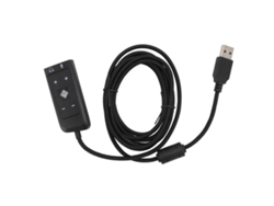 Adaptador De Audio Usb A Jack De 3,5 Mm Con Control De Volumen E Indicador Led Para Kingston Hyperx Cloud Ii