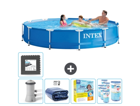 Piscina Tubular INTEX 28212GN-CB24 (6503 L - 366x76cm)
